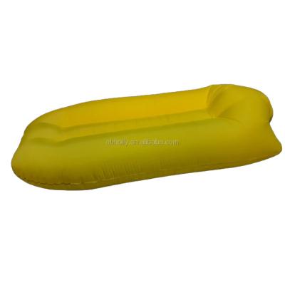 China Hybrid Type Ready To Ship Outdoor Waterproof Quick Dry Fabric Mat Inflatable Air Sofa Bed Ground Air Sofa for sale