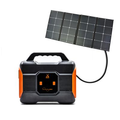 China Fast Charge Backup Power Storage Generator Set 80000Mah 300W Potable Solar Backup Generator For House for sale