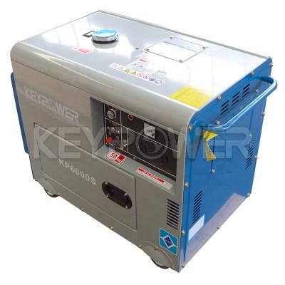 China KEYPOWER 5000W Portable Generator Diesel To Russian Federation KP50000SE for sale