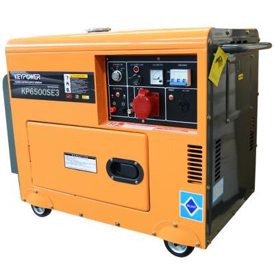 China KEYPOWER 5KW Three Phase Diesel Generator Price Portable Generator To Malaysia KP5000SE for sale