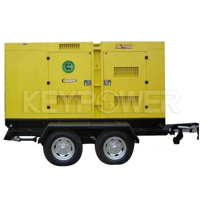 China Trailer Type Generator Standby Power 200kva Doosan Diesel Generators 8 Hours Or 24 Hours Optional for sale