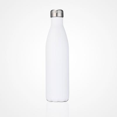 China PORTABLE Stainless Steel Water Bottle Vacuum Double Wall Insulated Sports Bottle Thermal Cola Shape Travel Flask 750ml Factory for sale