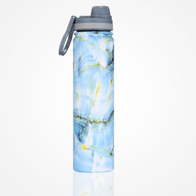 China PORTABLE Double Wall Wide Mouth Water Bottle Stainless Steel Vacuum Insulated Sports Water Bottle for sale