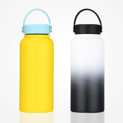 China PORTABLE Double Wall Vacuum Insulated Sports Bottle Wide Mouth Stainless Steel Water for sale