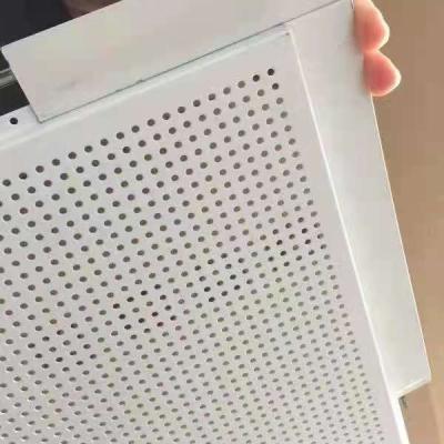 China Artistic ceilings wholesale white perforated ceiling tile ceiling metal panel ceiling tiles 600x600 for sale