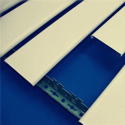 China Artistic White Ceiling 85 Mm U Strip Linear Metal Ceiling Aluminum Linear Power Ceilings for sale