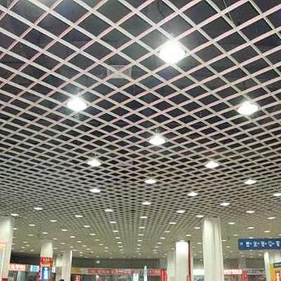 China Artistic Ceilings Factory Supply Customized Color Aluminum Suspended Ceiling Grid, Aluminum Grid Ceiling Tile for sale