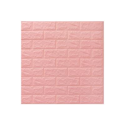 China DIY Brick Wholesale 3D Waterproof Wallpaper XPE Foam Self Adhesive Wall Sticker for sale