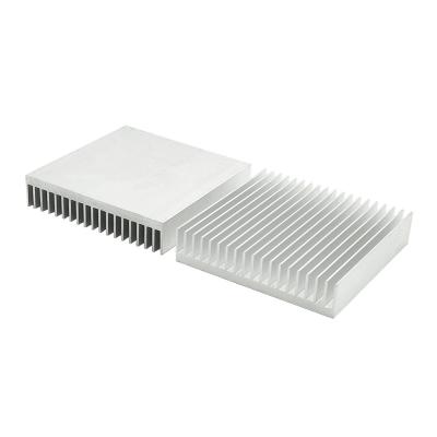 China Heatsink Heatsink 52/80/120*52*11mm Electronic Radiator Heat Block Aluminum Ultrathin Routing Aluminum Plate for sale