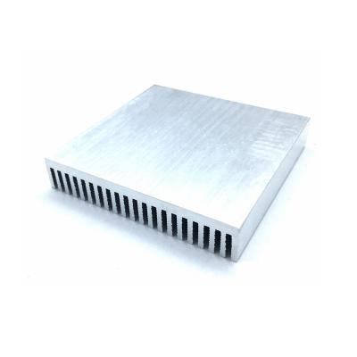 China Aluminum Heatsink 82/150*82*15mm Cooling Dish Plate Tooth High Power Thermoelectric Dense Electronic Heatsink for sale