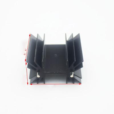 China TO-3P Aluminum Profile Heatsink 35 x 42 x 25.4MM IC Diode MOS Transistor Heatsink Electronic Condition for sale