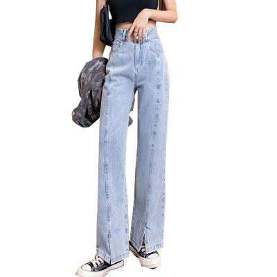 China Vivid Bootcut Mid Rise Insta Stretch Juniors Luscious Curvy Jeans Denim Slim Pocket Button Womens Jeans Color Elastic Waist Pan for sale