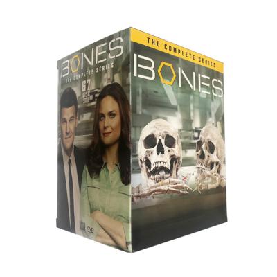 China Bones Full Series Boxset 67 Discs Factory Wholesale DVD Movies TV Series Cartoon Region 1/Region 2 Free Shipping 8.5GB for sale