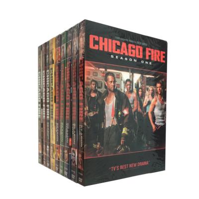 China Chicago Fire Season 1-10 The Complete Series Boxset 55 Discs Factory Wholesale DVD Movies TV Series Cartoon Region 1Free Ship 8.5GB for sale