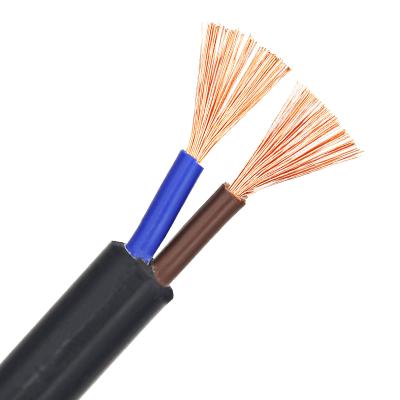 China PVC Dongguan Guangying Copper Oxygen Free RVV Cables 2*1.0mm Cable 2x1.5mm2 RVV Cable 2*10mm for sale