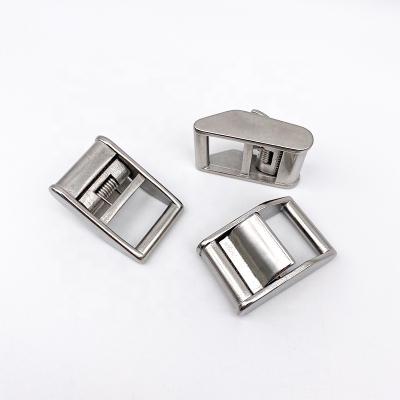 China In Stock Durable 1 Inch 316 Stainless Steel Safety Adjustable Cam Lock Buckle Heavy Duty For 25mm Webbing for sale