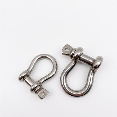 China Durable Hot Sales G209 Bow Shackle Hardware Stainless Steel 316 USA Type Bow Rigging for sale