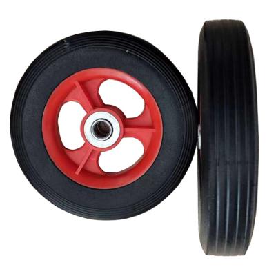 China Polyurethane Foam Puncture Proof Flat Free Tire 8*1.75 Wheel for Beach Trolley 8 inch PU wheels 8*1.75 for sale