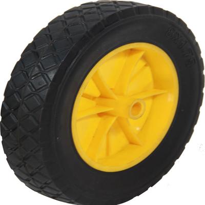 China Other 6 inch Wheel Hand Trolley Solid Rubber Whee l6*120 rubber wheel for Climbing Stairs for sale