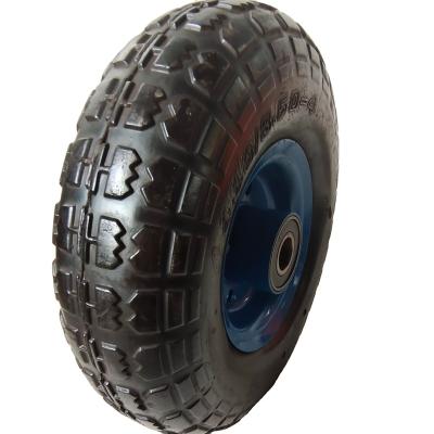 China Rubber Top Quality  4.10/3.50-4 Solid Rubber Wheel 10 inch Sack Truck Wheel for sale