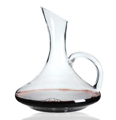 China Homeplay Amazon Viable Hot Selling 1.5L Handmade Wine Decanter Set Glass Goblet 6pcs Wine Decanter Set for sale