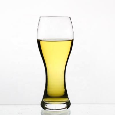 China Handmade Unique Custom Swollen Crystal Mouth Blown Surreal Sliced ​​Beer Glasses for sale