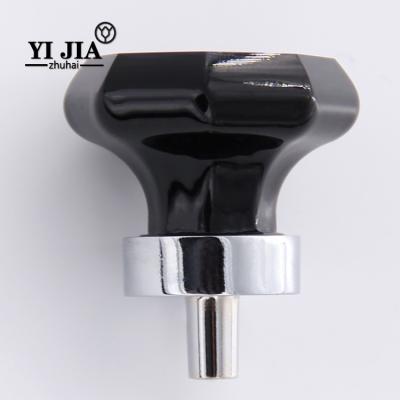 China Modern Modern Bedroom Furniture Dresser Black Brass Hardware Crystal Handles Knob for sale