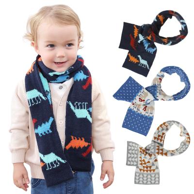 China Soft Touch Boys Girls Kid Child Winter Knitted Cute Neck Warmer Scarf For Kids 1-4Y for sale