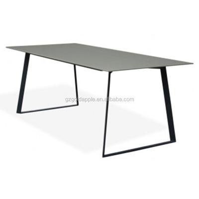 China Modern Convertible Metal Dining Table, Restaurant Table 120cm for sale