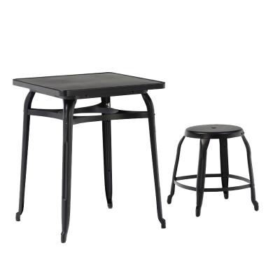 China Stackable Factory Directly Supply Retro Antique Indoor Table Steel Kitchen Table for sale