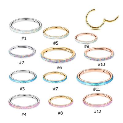 China Factory Lead Free Circular Nose Ring 316L Stainless Steel Nose Piercing Septum Rings Body Jewelry Parts Sex Nose Ring for sale