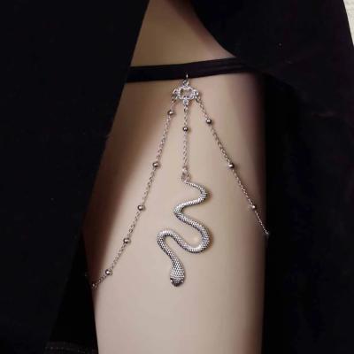 China FASHIONABLE Sexy Leg Chain Alloy Body Jewelry Fashion Body Chain Jewelry Multilayer Leg Chain for sale