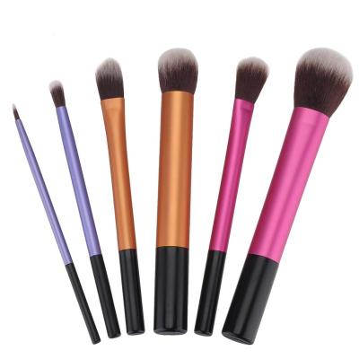 China 6pcs Pro Makeup Brush Set Eyeshadow Powder Skin-friendly Cosmetic Base Blush Lip Brush Tool for sale