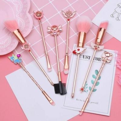 China Beauty Care Make Tools Sakura / Sailor Moon Makeup Brush Set Cute Cosmetic Tools Brush Set for sale