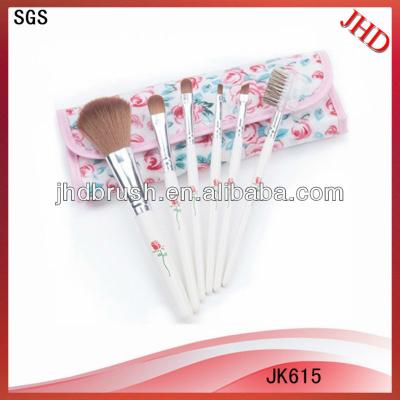 China Angular Blush 6pcs Make Up Brush Set for sale