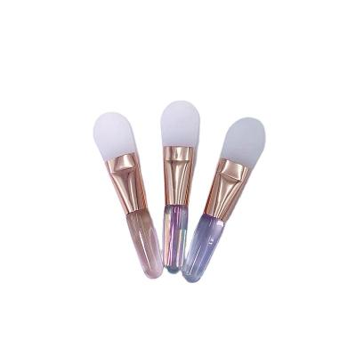 China Environmental protection silicone foundation brush silicone makeup brush face and mini facial styling cosmetic tools for sale