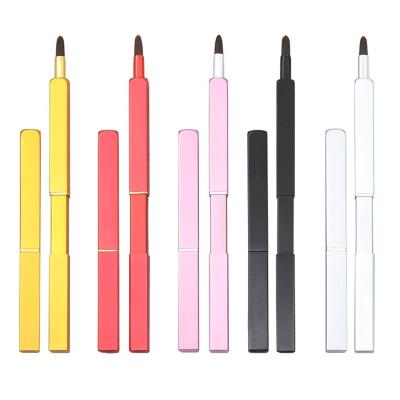 China Portable Retractable Professional Retractable Professional Retractable Lipstick Brush Professional Retractable Professional Makeup Brush Lip Liner Lip Gloss Liner Brush Lip Brush Lip Makeup Tools for sale