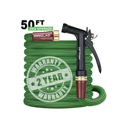 China IRRIGLAD Anti-UV High Pressure Flexible Anti-UV Expandable Garden Watering Hose With Spout for sale