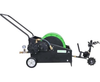 China Garden Watering 360 Automatic Irrigation Garden Speed ​​Drive Summer 20m Garden Hose Reel Watering Cart for sale