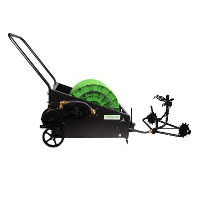 China 40M Automatic Watering Traveling Adjustable Irrigation Sprinkler Agricultural Garden Irrigation Cart for sale