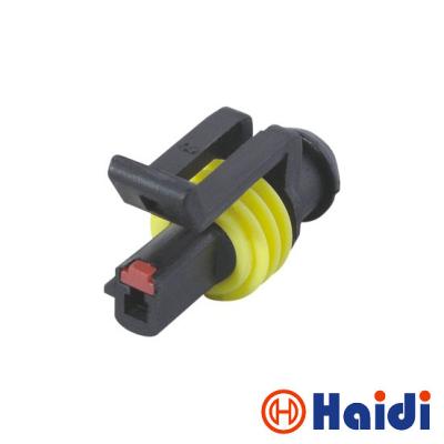 China Auto Parts Electrical Wire Plug Connectors HID 1 Pin Waterproof Female 282079-1 for sale