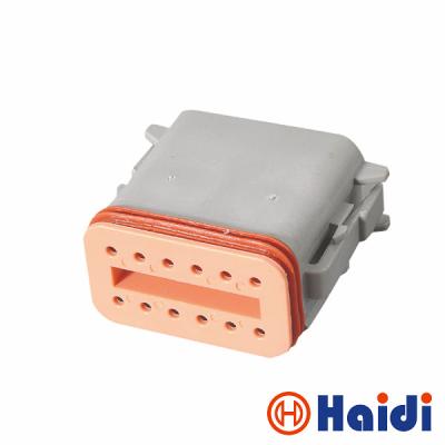 China DT series ECU Connector Plug 2 Row 12 pin male connector waterproof  DT06-12S for sale