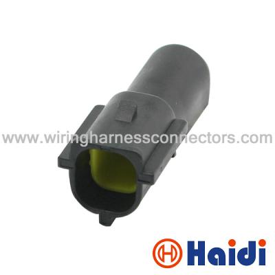 China 1 Pin Male Tyco Fuel Injector Connector Female Copper Terminal 174354-2 for sale