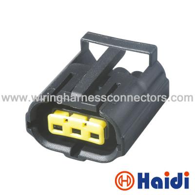 China 3 Way Female Connector PA66 + GF Housing Car Wiring Harness Connectors 344273-3 for sale