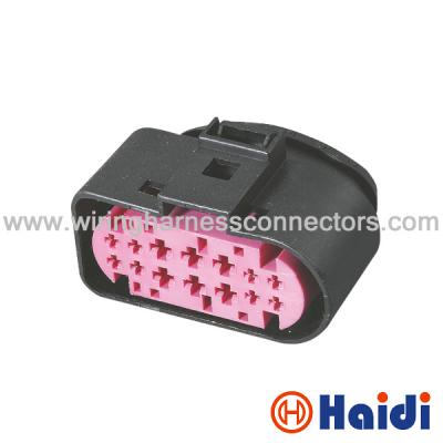 China 14 Pin VW Female Auto Waterproof Connector OEM Black For Light Trucks 1J0 973 737 for sale