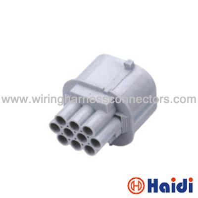 China 14 Pin Male Car Battery Cable Connectors Sealed With Brass Terminal 6181-0076 for sale