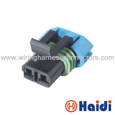 China Female GM Delphi Automotive Wiring Harness Connectors 2 Pin Wire Plug 15300027 for sale