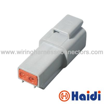 China TE/Female 2 Pin Deutsch PA66 GF30 Automotive Connector  DT04-2P for sale