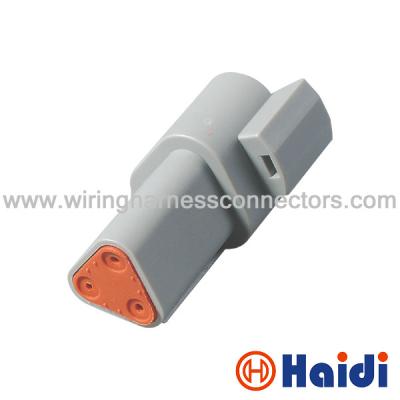 China 3 Pin Male ECU Sealed Automotive Connector Deutsch Plug For Automobiles DT04-3P for sale