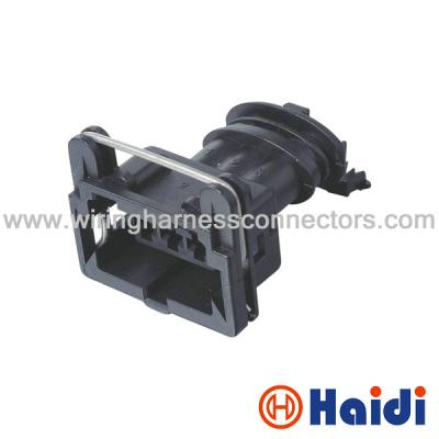 China Electrical Waterproof Auto Wire Harness Plugs Connector Black 3 Pin Female 282191-1 for sale